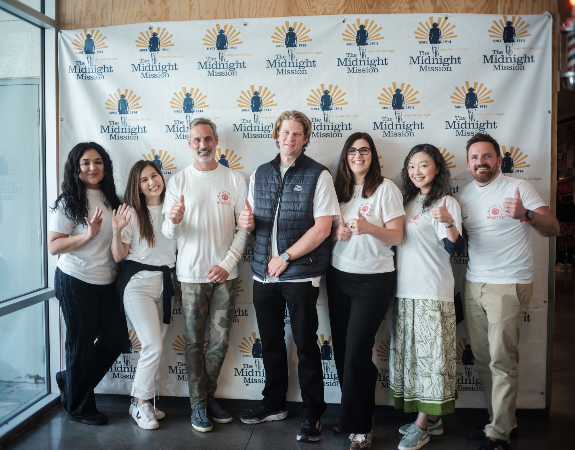 Volunteer team at The Midnight Mission